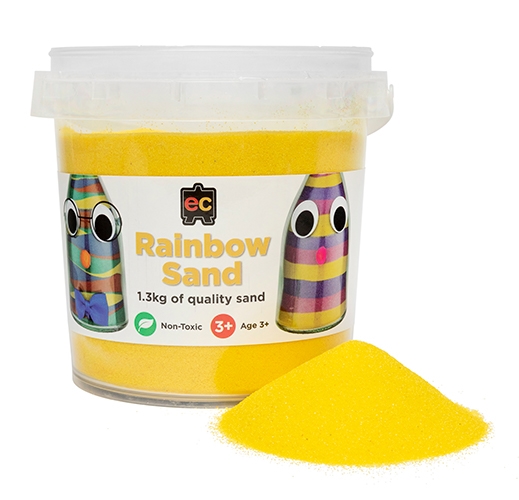 Rainbow Sand Jar 1.3Kg Yellow